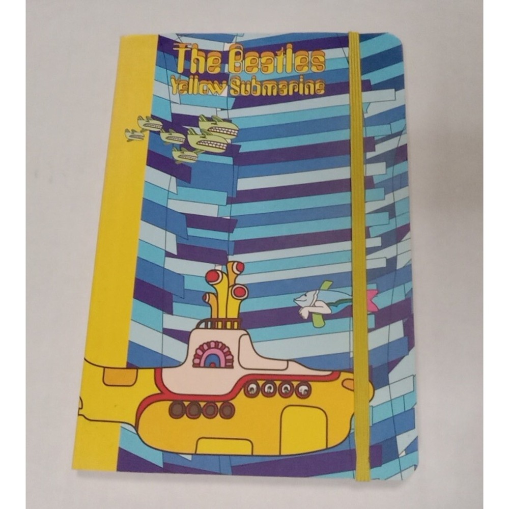 The Beatles Yellow Submarine Note Pad Suba Films 2011 Yellow Wrap Ribbon